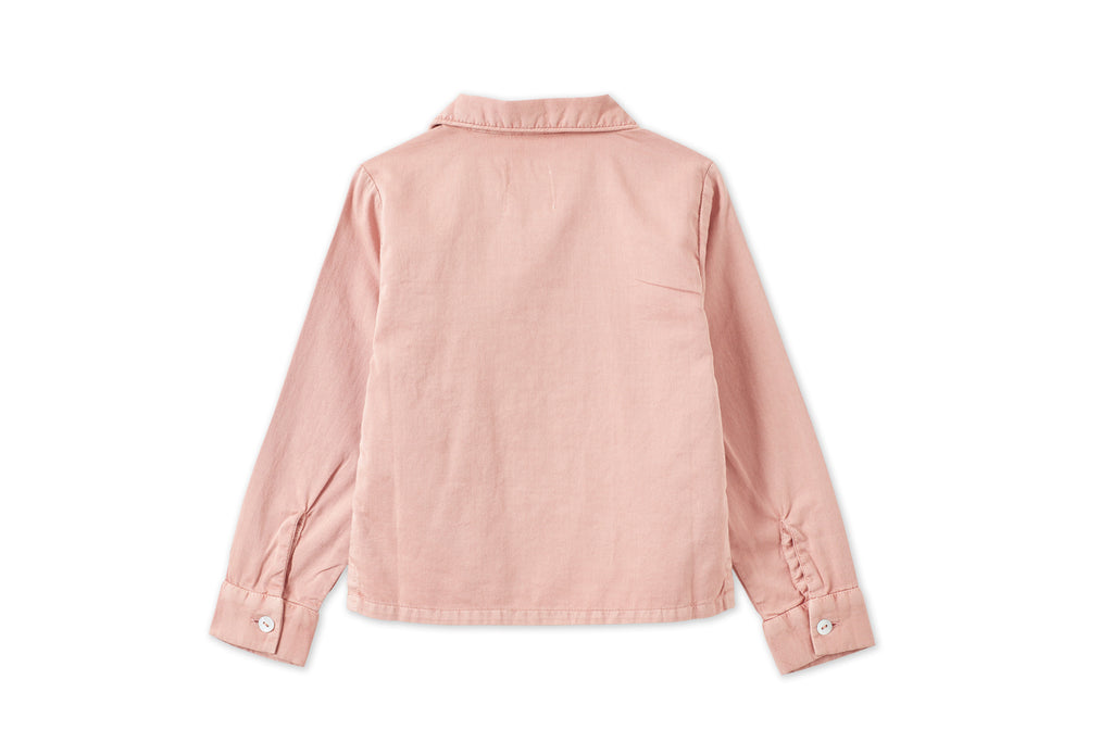 LS Organic Cotton Woven Collared Shirt
