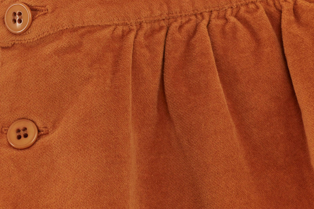 Organic Cotton Velvet Baby Jumpsuit