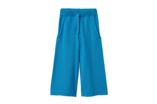 Organic Knit Wide Leg Trousers