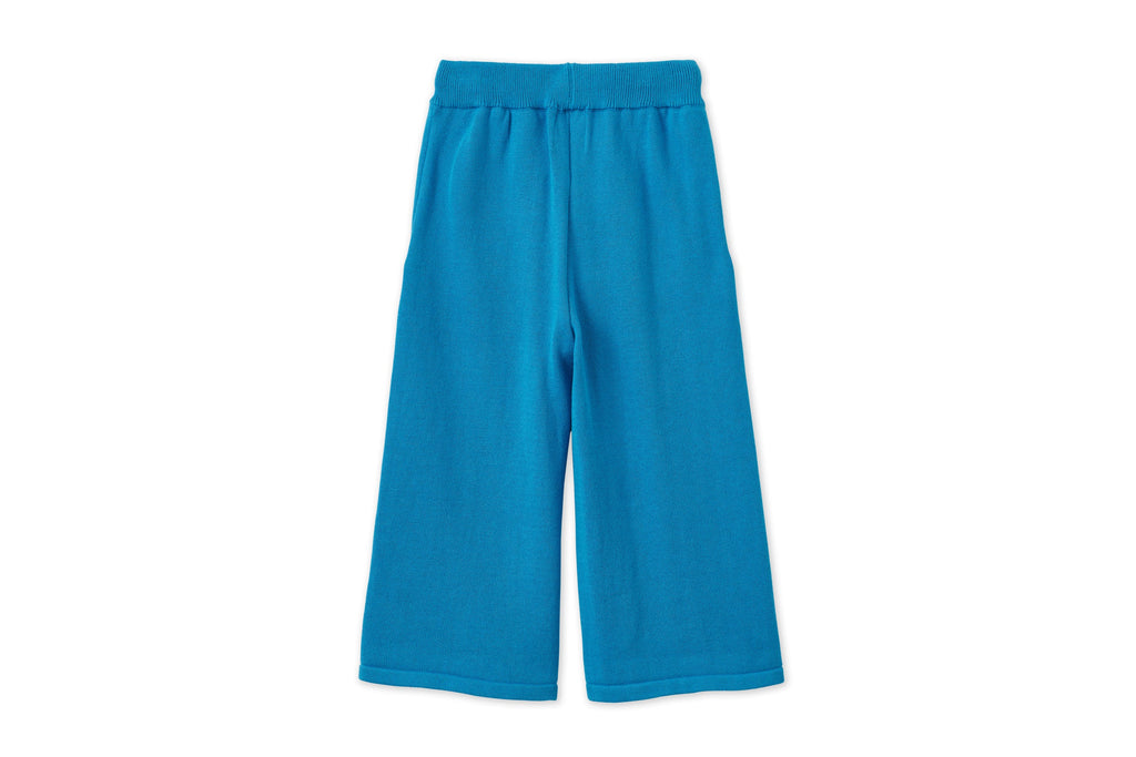 Organic Knit Wide Leg Trousers