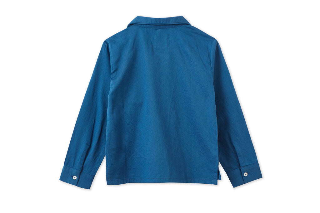 LS Organic Cotton Woven Collared Shirt