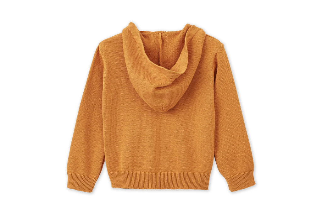 Organic Knit Cardigan - Ochre