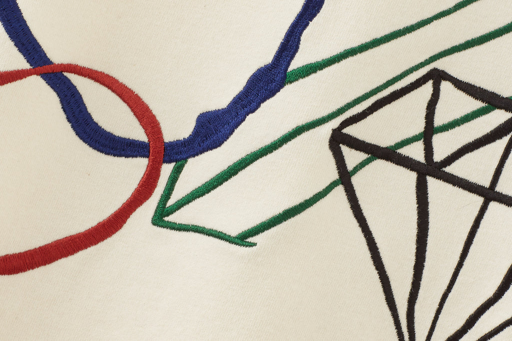 Vild Lab No. 12 - Earth Rocks!, SS Embroidered Organic Cotton T-Shirt