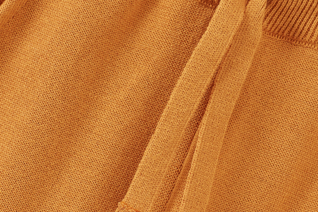 Organic Knit Wide Leg Trousers