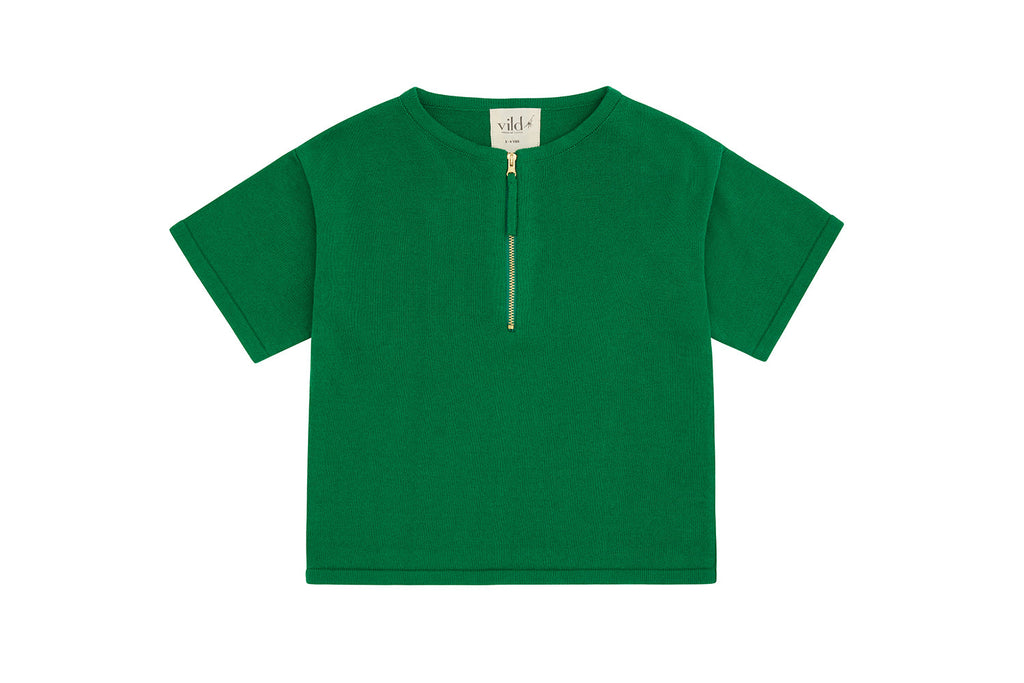 Organic Cotton Knit Kimono Shirt