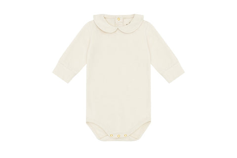 LS Organic Cotton Collared Bodysuit