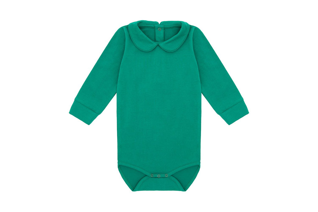 LS Organic Cotton Collared Bodysuit