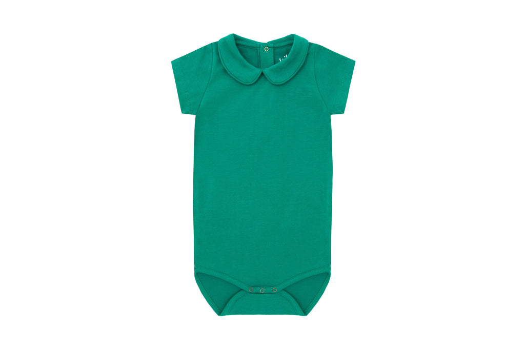 SS Organic Cotton Collared Bodysuit