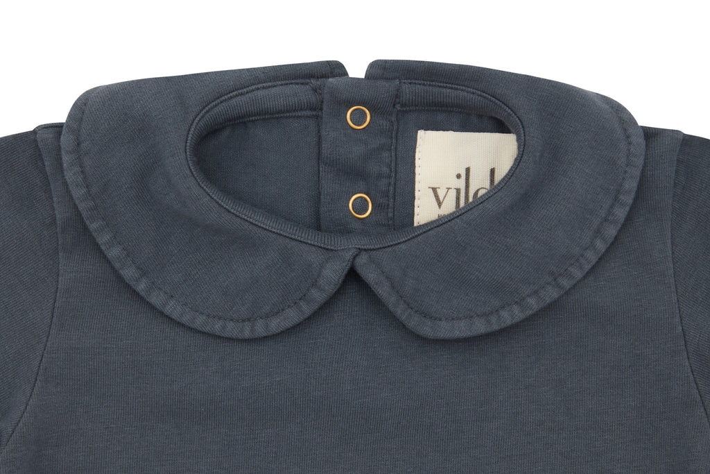 SS Organic Cotton Collared Bodysuit
