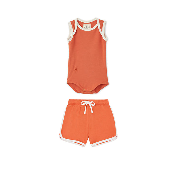 EcoVero Bodysuit & Shorts Set