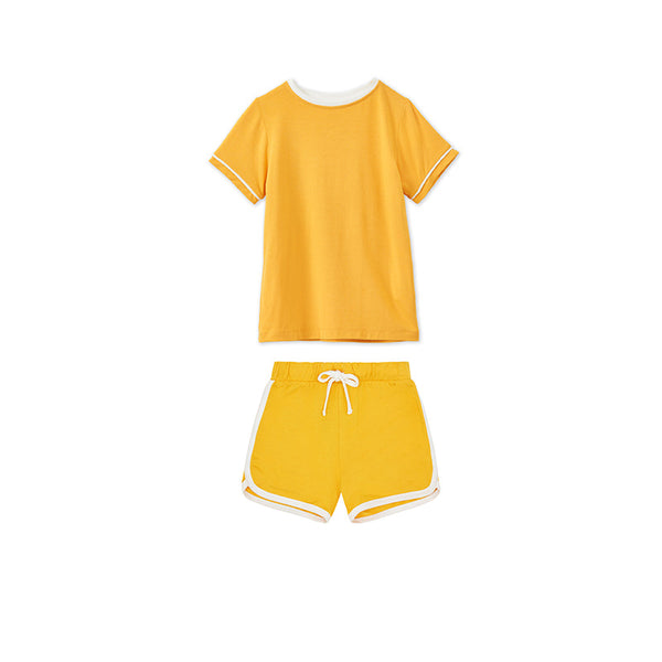 EcoVero Shirt & Shorts Set - Yellow