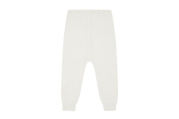 Organic Knit Trousers - Ecru