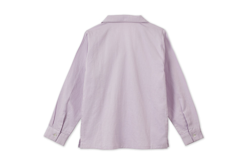 LS Organic Cotton Woven Collared Shirt