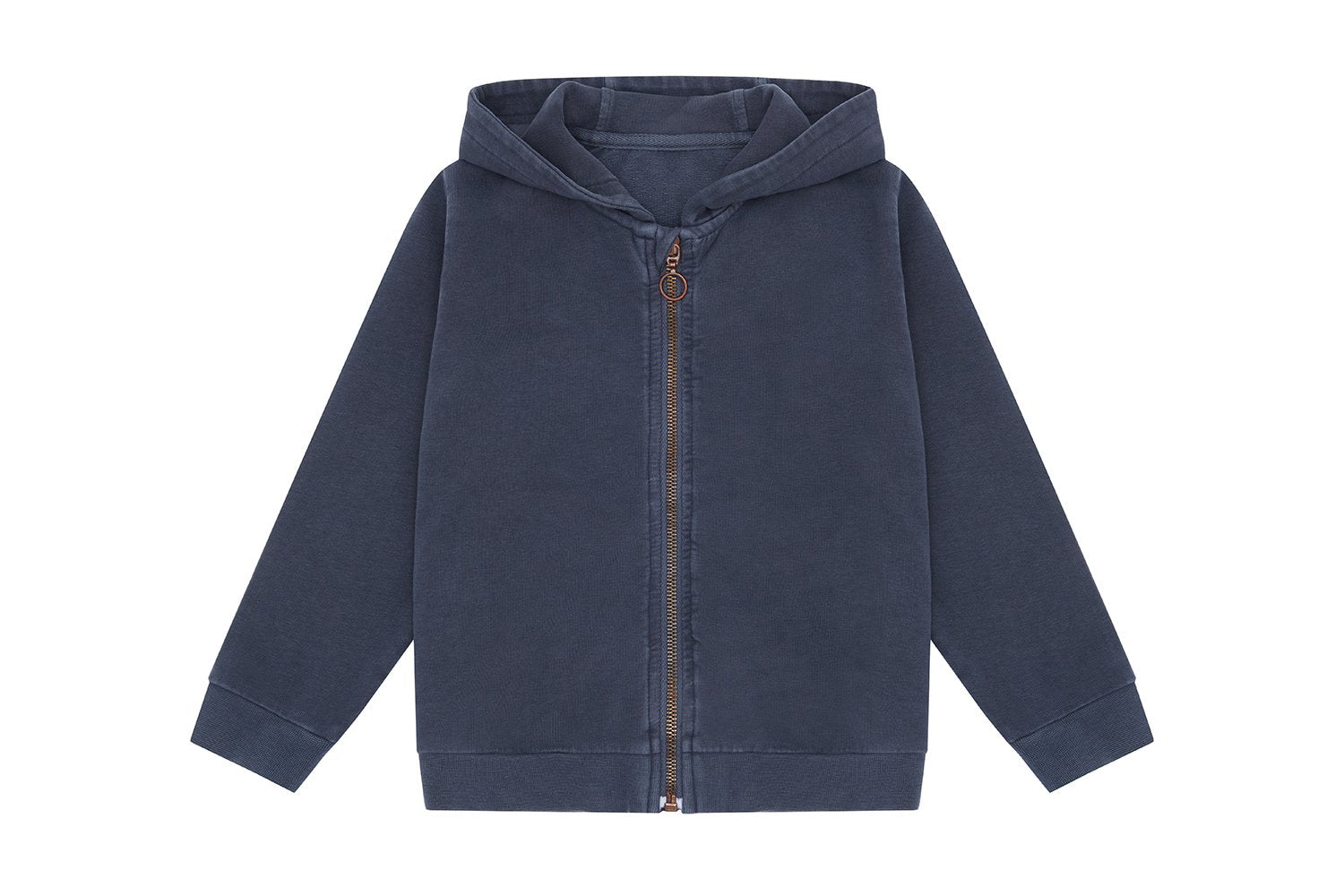 【STONE 】ORGANIC COTTON FLEECE HOOD SWEATSHIRT ZIPUP 20250127_LightWork_MateTheLabe