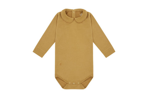 LS Organic Cotton Collared Bodysuit