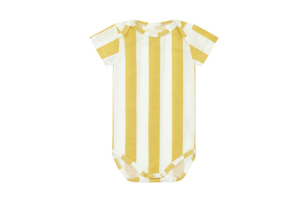 Yellow Striped, Tencel™ Bodysuit